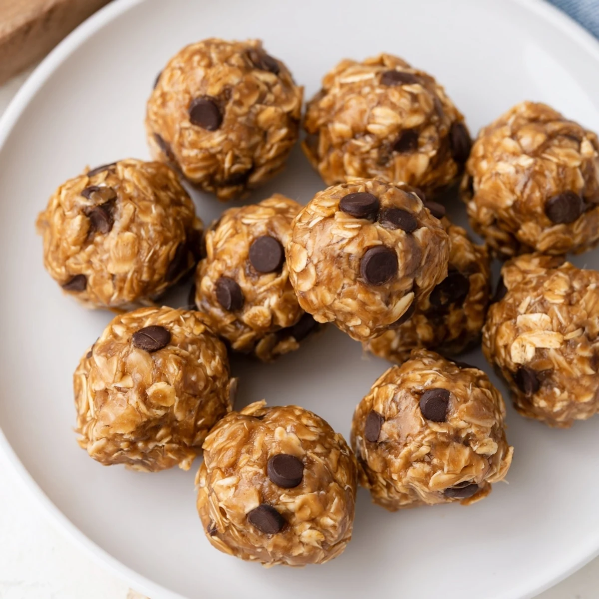These homemade No-Bake Peanut Butter Energy Balls are a convenient, no-bake snack with oats.