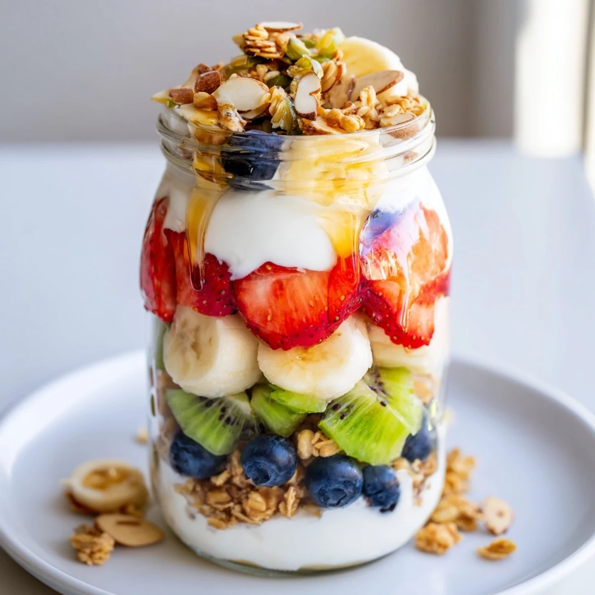 Layered Yogurt Fruit Parfait