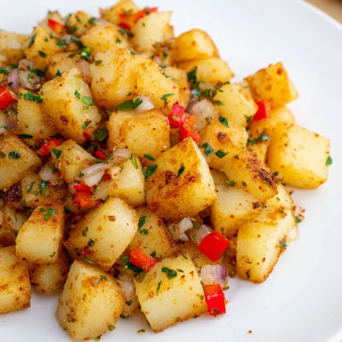 Golden, crispy Air Fryer Breakfast Potatoes, a perfect diner-style side, ready in your air fryer.