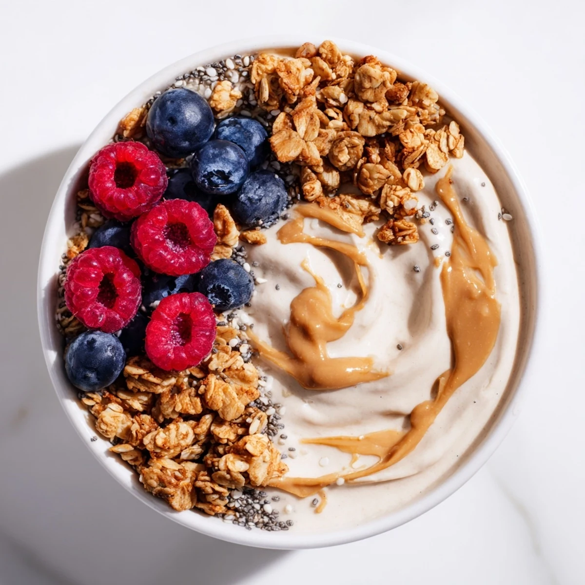 Enjoy a refreshing taste of these protein ice cream bowls, a naturally sweet and creamy treat.