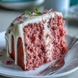 Elegant Rosé Velvet Cake, a sweet centerpiece for your bridal shower celebration.