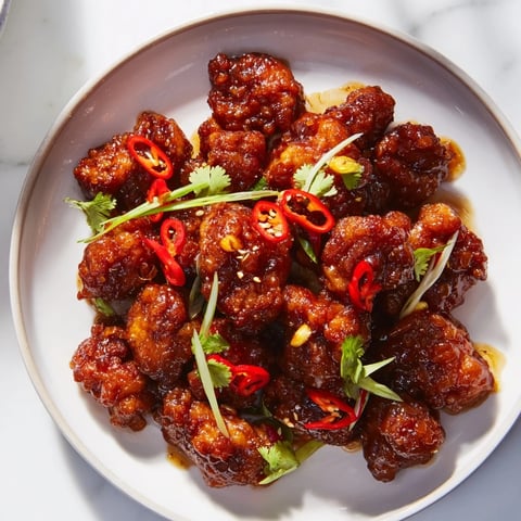 Golden, glazed Vietnamese Caramel Chicken, served sizzling hot with rice and fresh herbs, is irresistible.