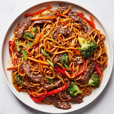 Easy Beef Stir-Fry Lo Mein