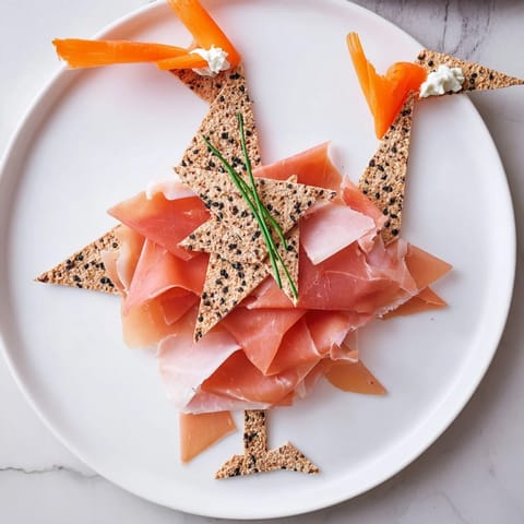 Paper Crane Appetizer