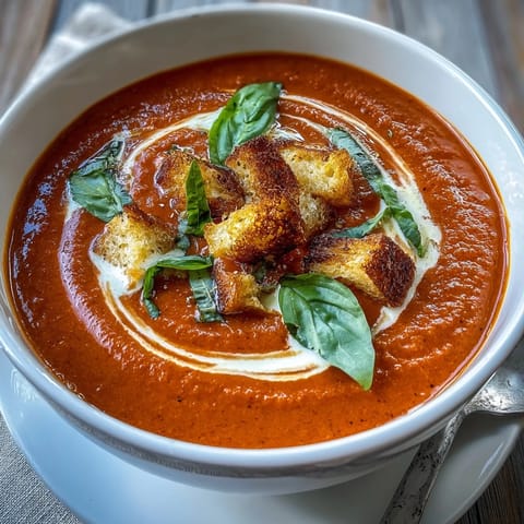 Creamy Roasted Tomato Soup