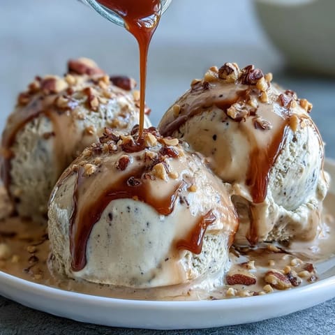 Creamy vanilla ice cream melts beneath hot, roasted hojicha tea in this Japanese-inspired Hojicha Affogato.