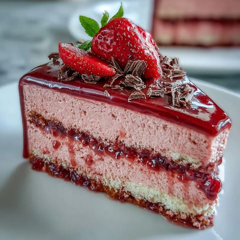 Valentines Day Strawberry Mousse