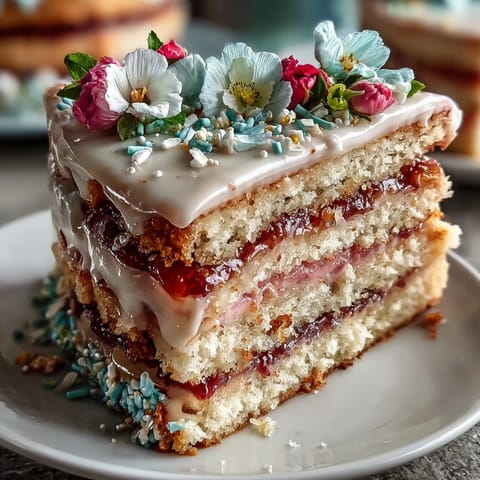 A stunning pastel pink and yellow ombre cake with smooth buttercream, ideal for festive gatherings and special occasions.