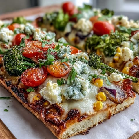 St Patricks Rainbow Flatbread