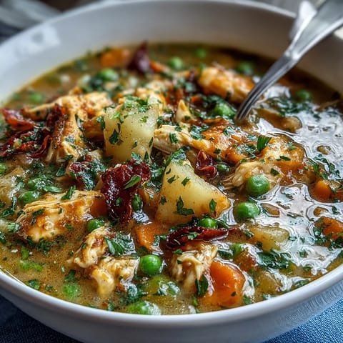 Slow Cooker Chicken Pot Pie