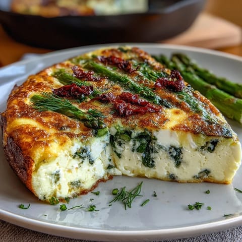 Spring Brunch Frittata Asparagus