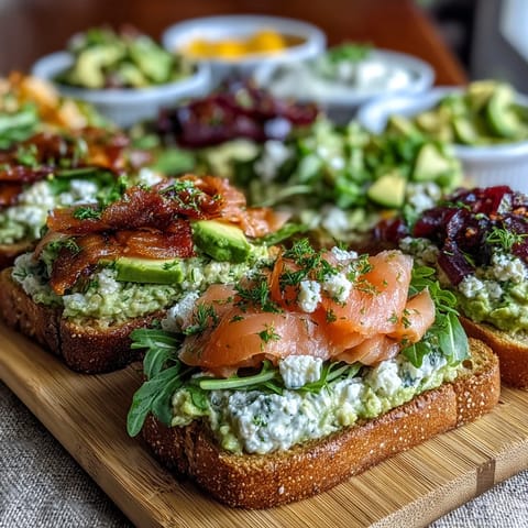 Spring Brunch Avocado Toast