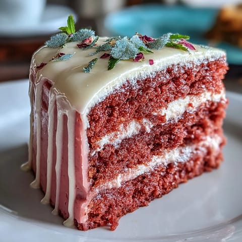 Blush-pink Bridal Shower Rosé Velvet Cake with shimmering gold drip icing.