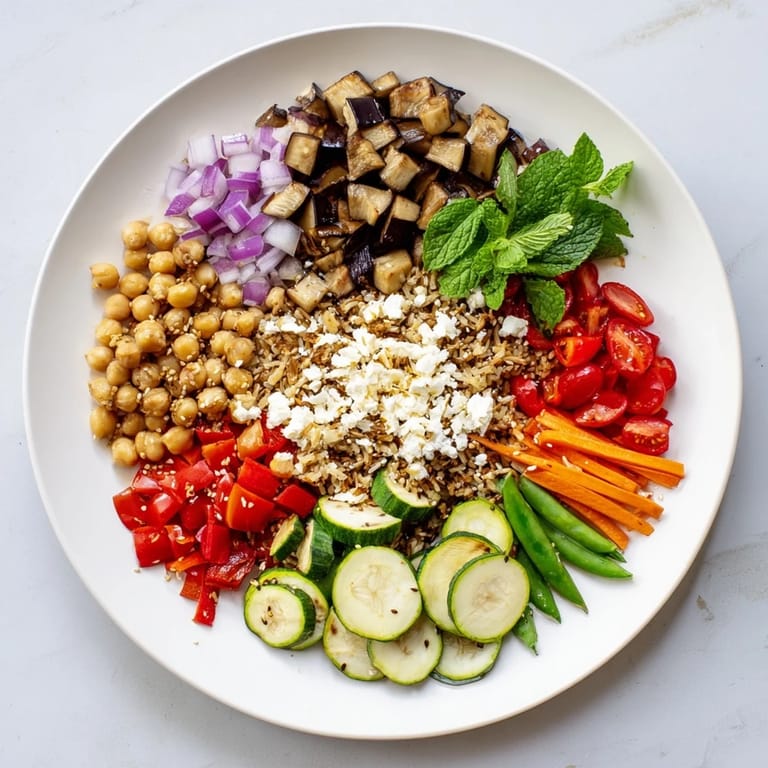 Vibrant The Spice Route recipe photo shows an array of aromatic, globally-inspired vegetable clusters.