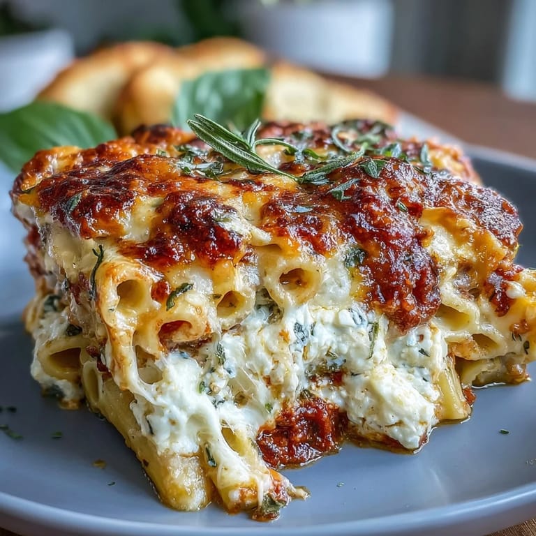 Hearty Freezer Make-Ahead Baked Ziti, ooey-gooey cheese atop tender pasta, perfect for busy nights.