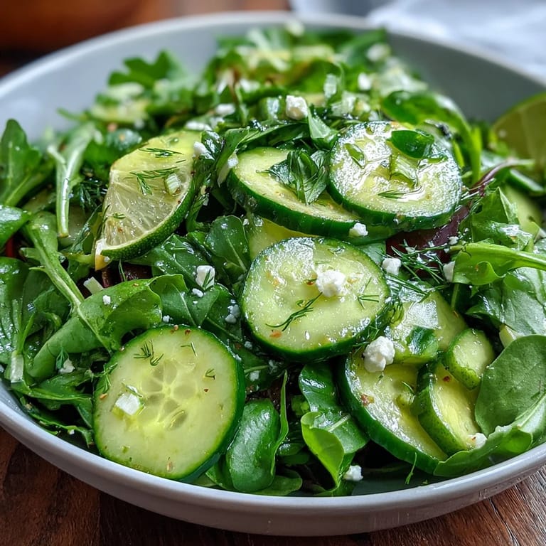 Bright and refreshing lemon vinaigrette salad featuring peppery radishes and delicate mixed greens.