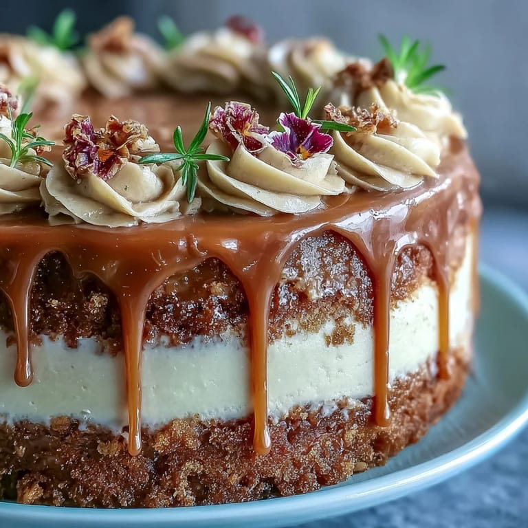 Decorated Taurus Cake: a beautiful butterscotch confection with natural earth-tone frosting.