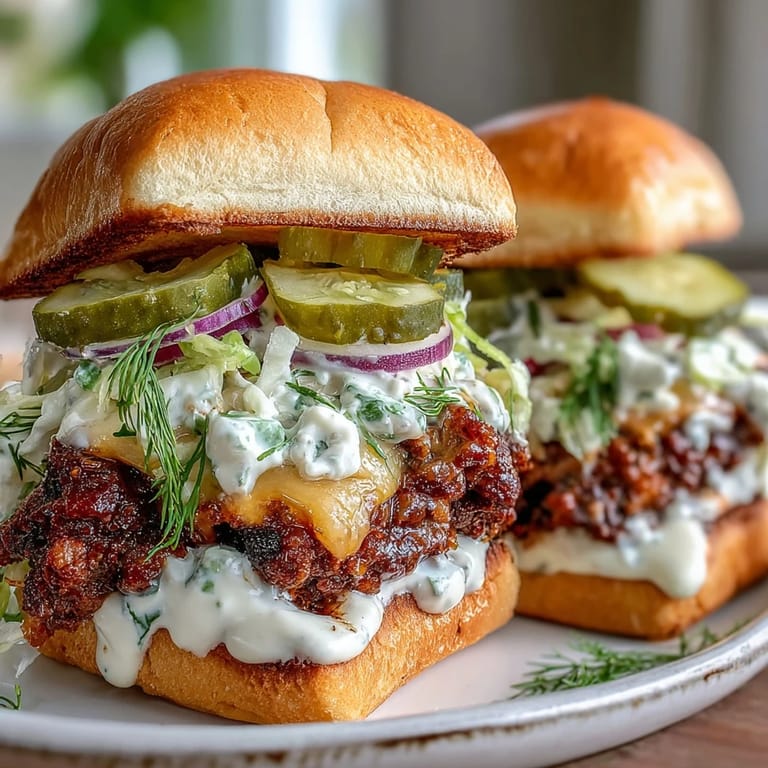 Delicious Memorial Day Smash Burger Sliders fresh off the griddle, ready to serve.