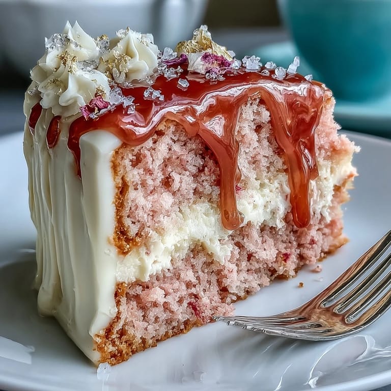 A special occasion Bridal Shower Rosé Velvet Cake, ready to impress guests.