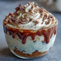 Vanilla bean frappuccino tiramisu cups with creamy mascarpone and espresso-soaked ladyfingers in individual dessert cups.