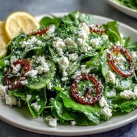 A vibrant spring salad with crisp radishes and baby greens tossed in zesty lemon vinaigrette.