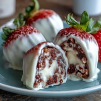 Dubai Chocolate Strawberry Easter Eggs with Crunch Filling, golden eggs filled with creamy strawberry chocolate and crunchy hazelnut crisped rice.